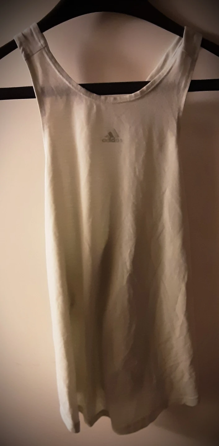 Adidas Aeroready White Tank Top