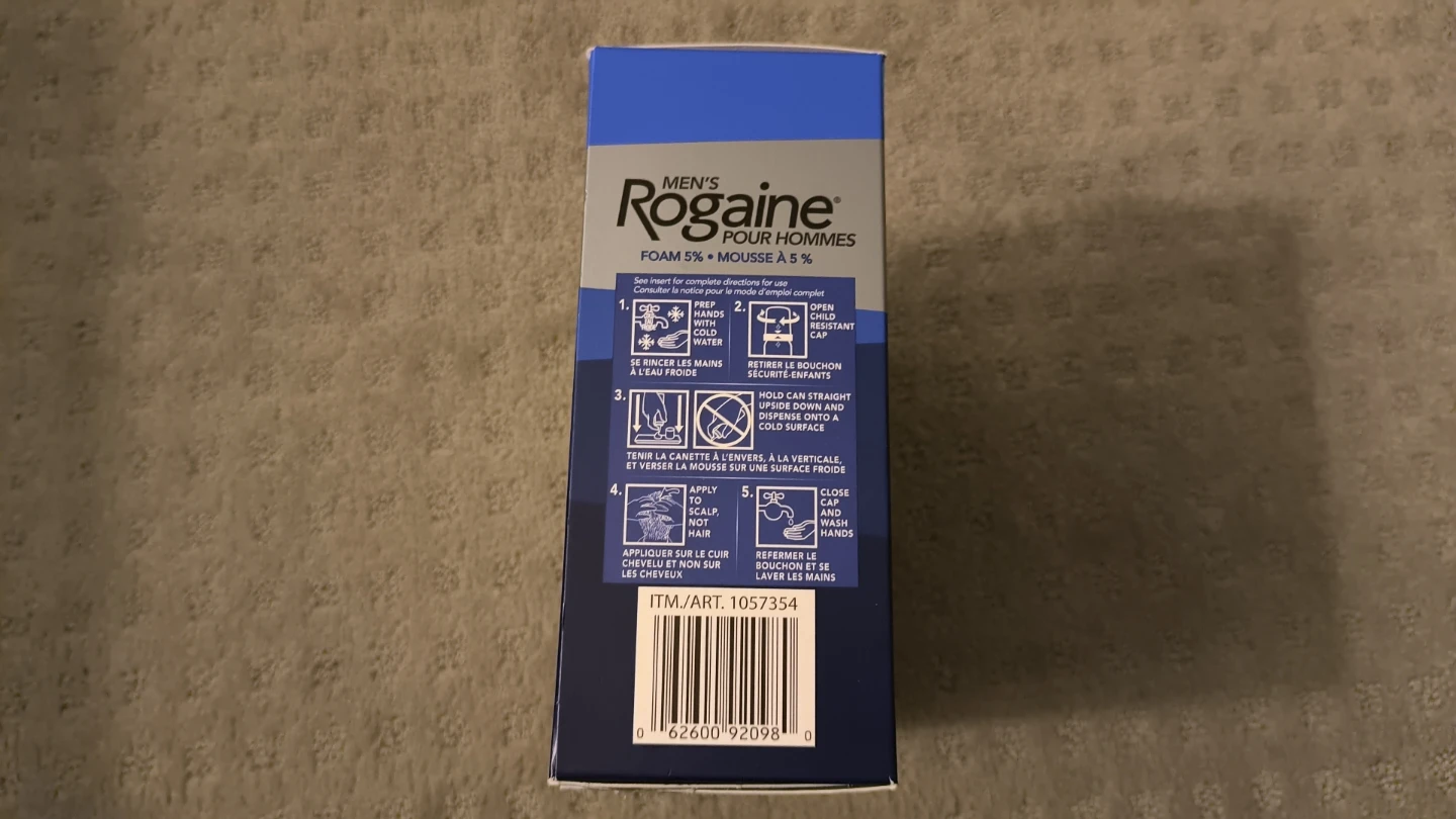 Men's Rogaine Foam 5% 6 Month Supply - photo 3