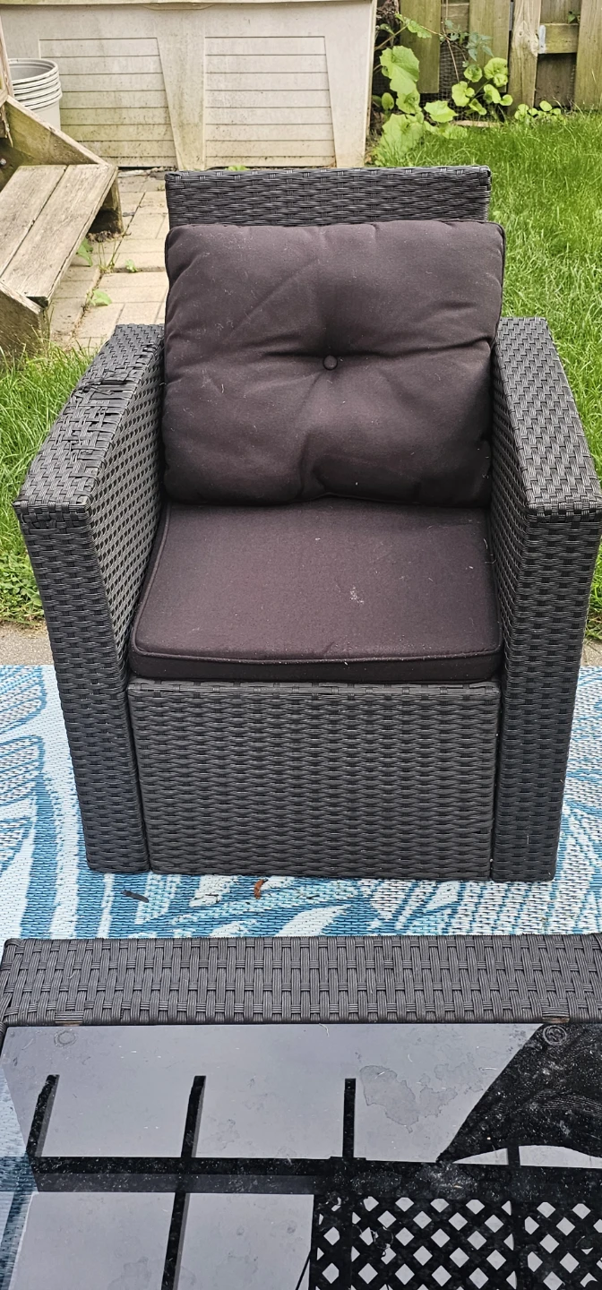 4 pc Wicker Patio Furniture Set - photo 4