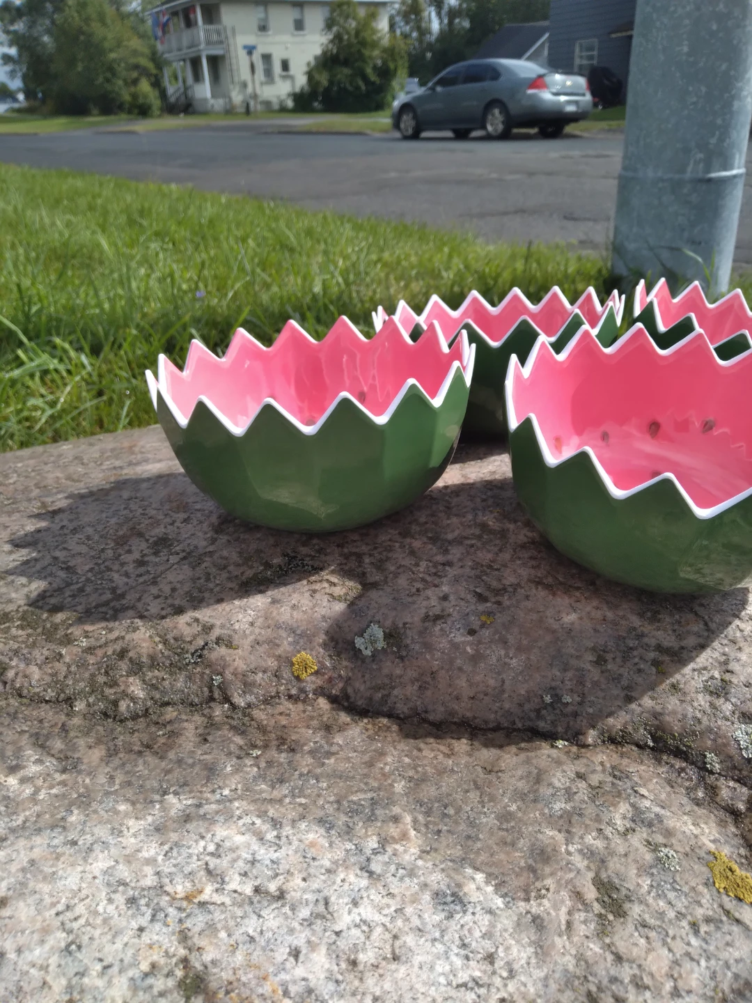 Set of 4 Watermelon-Themed Bowls