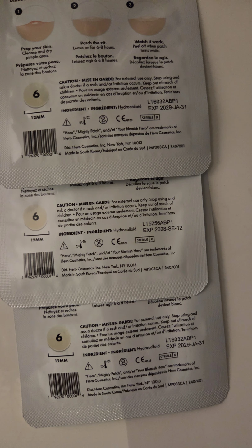 3 Packs of Hero Mighty Patch Original - photo 2