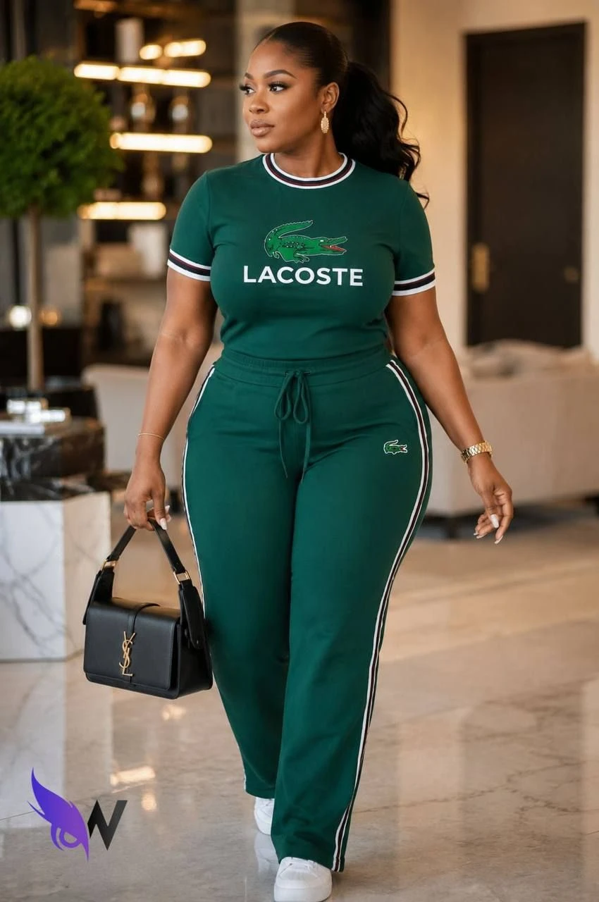 Lacoste Green Tracksuit Set