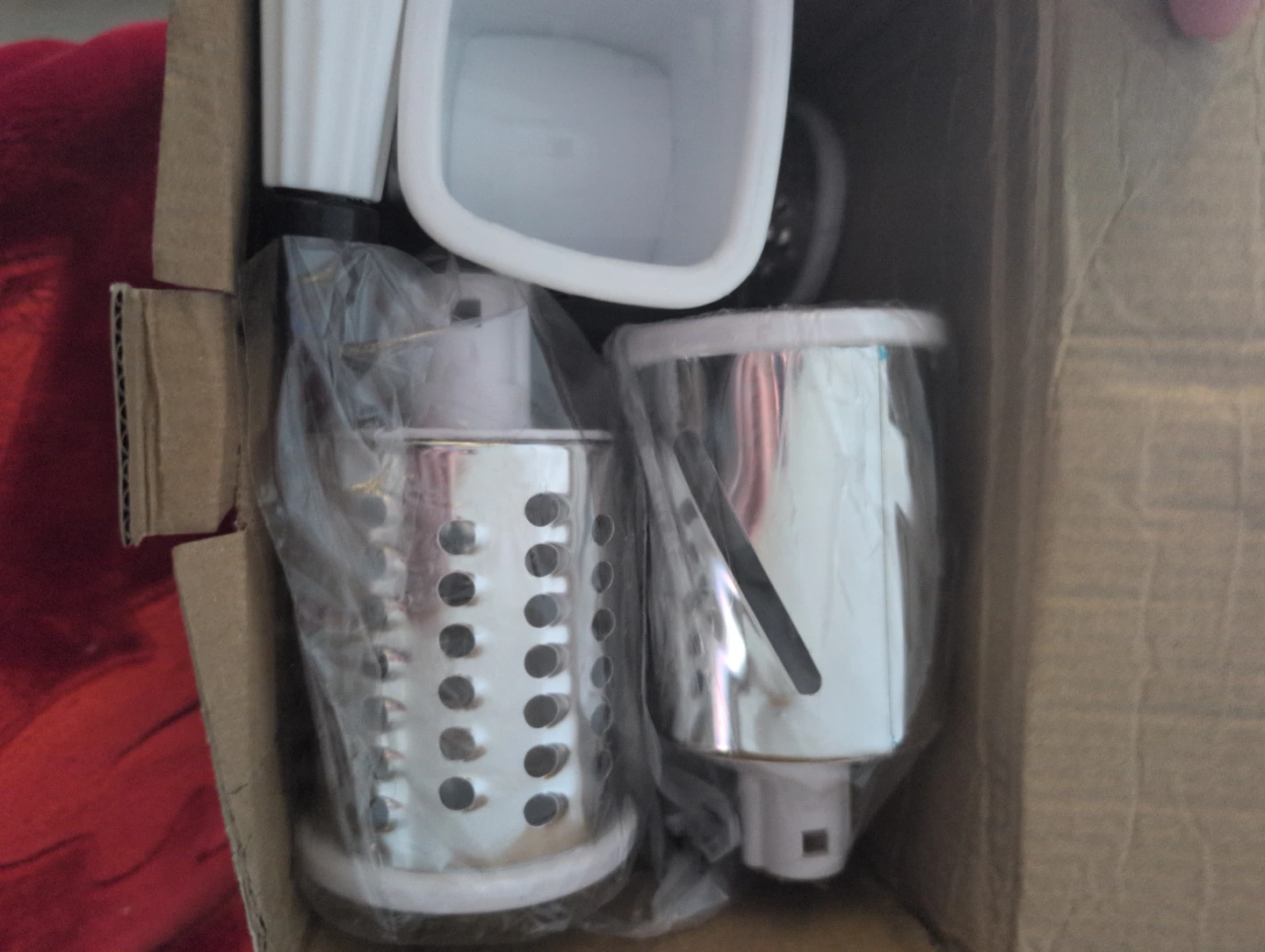 Tabletop Drum Grater with 3 Stainless Steel Blades - photo 5