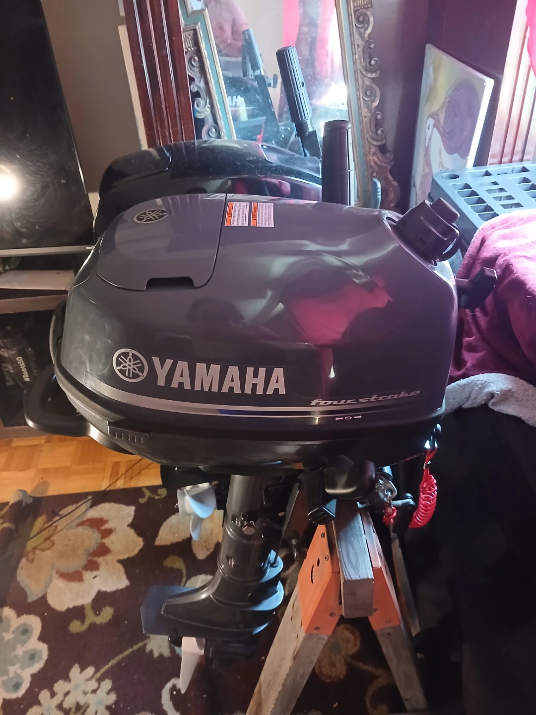 Yamaha F4SMHA Four Stroke Outboard Motor