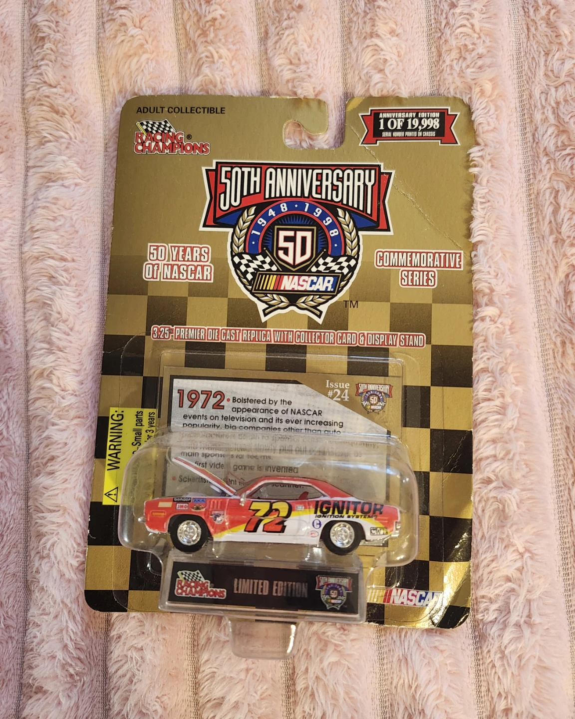 Racing Champions 1972 NASCAR 50th Anniversary Die Cast Car