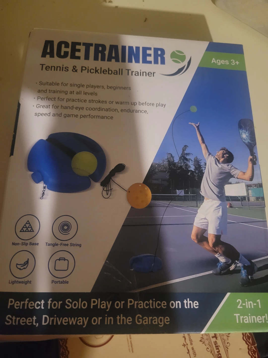 🏈 Acetrainer Tennis & Pickleball Trainer