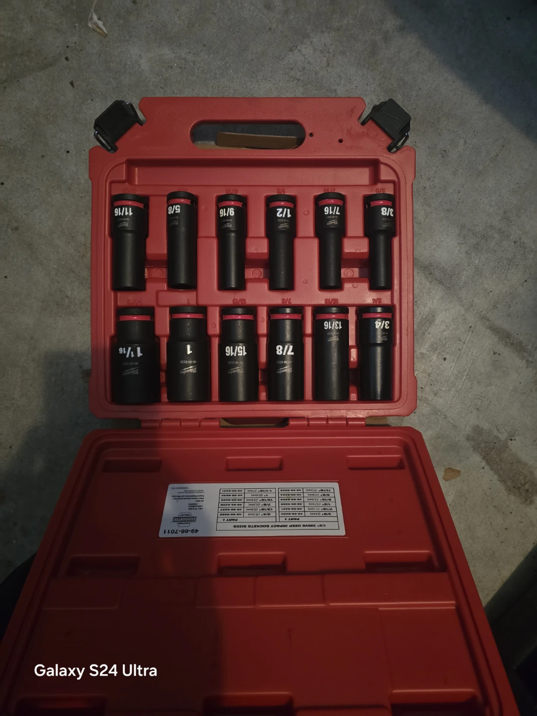 Milwaukee SHOCKWAVE 1/2-inch Drive SAE Deep Impact Socket Set - photo 2