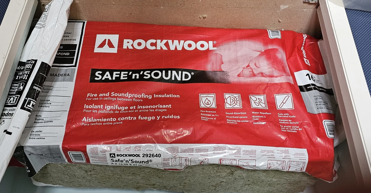 ROCKWOOL Safe’n’Sound 6" Insulation – 5 Batts – 16" OC