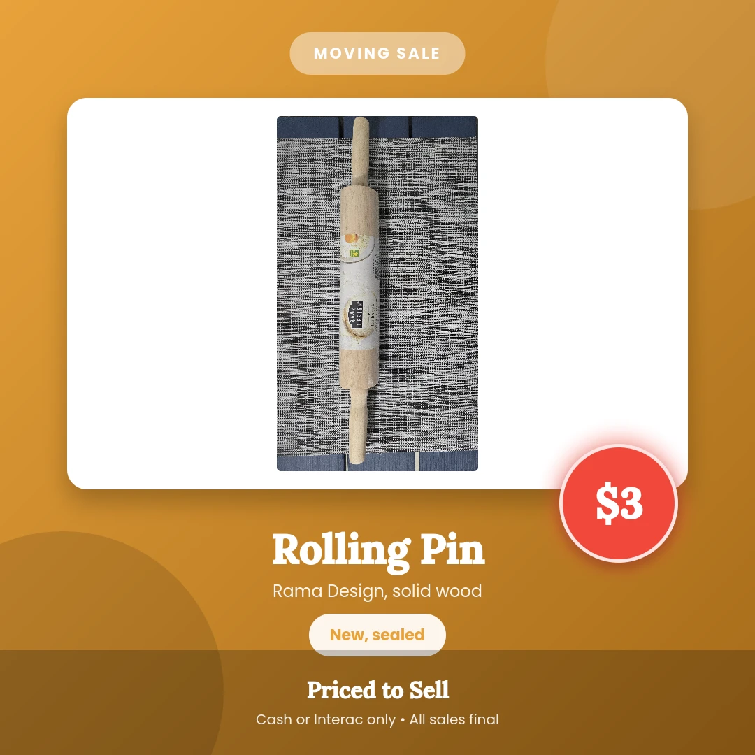Rama Design Rolling Pin