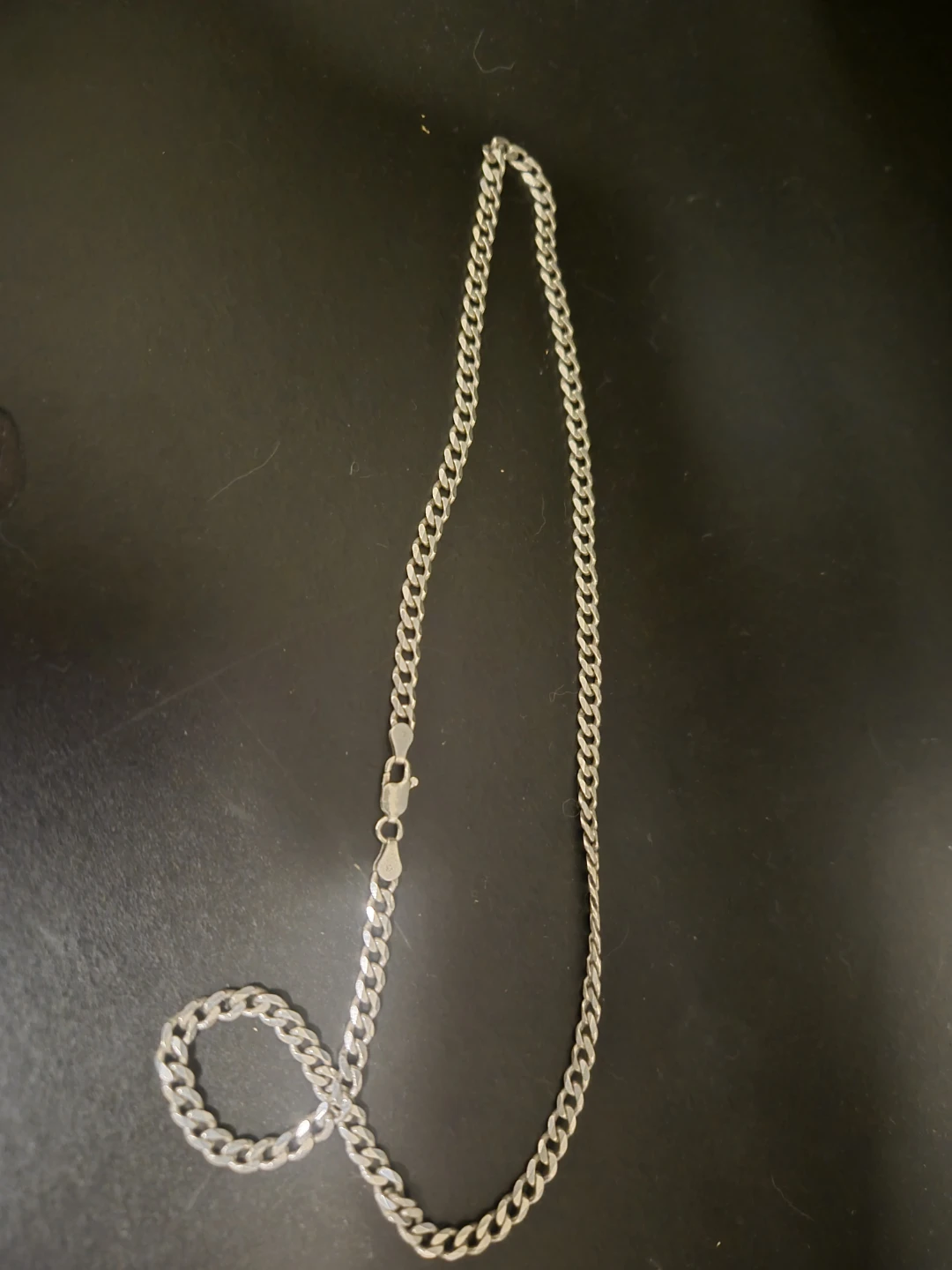 24 inch 6mm Italian Silver .925 Cuban Link Necklace - photo 4
