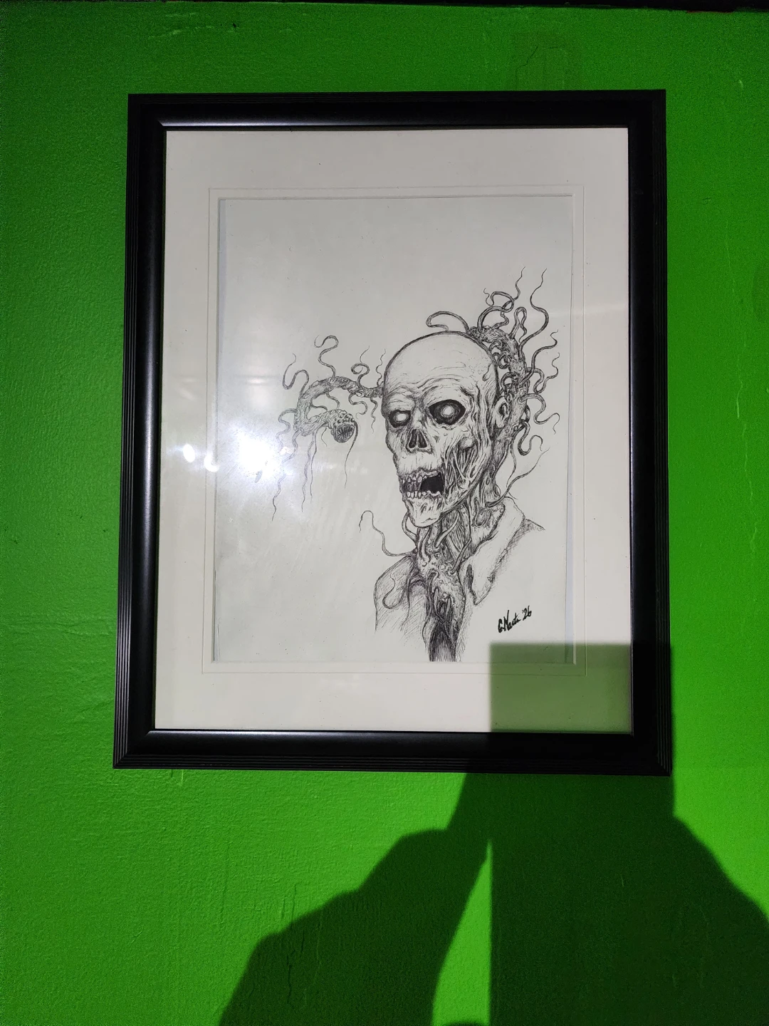Original Ink Illustration, Parasite