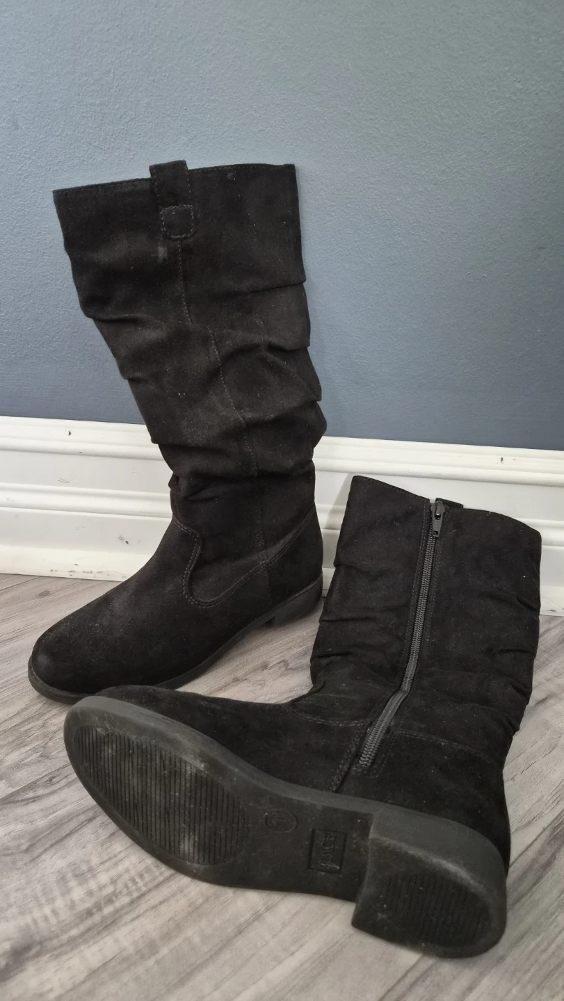 Girls knee high boots