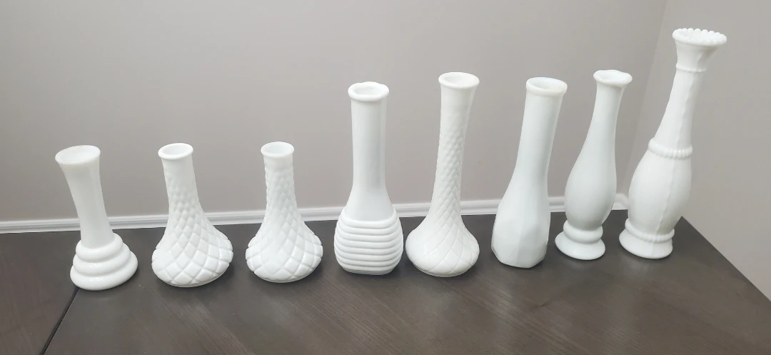 Vintage White Milk Glass - 22 Piece Lot - photo 2