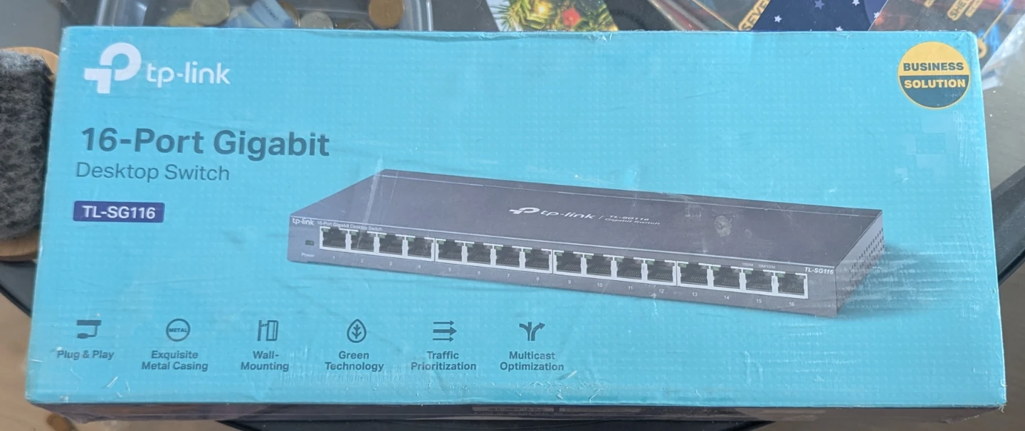 TP-Link 16-Port Gigabit Desktop Switch TL-SG116