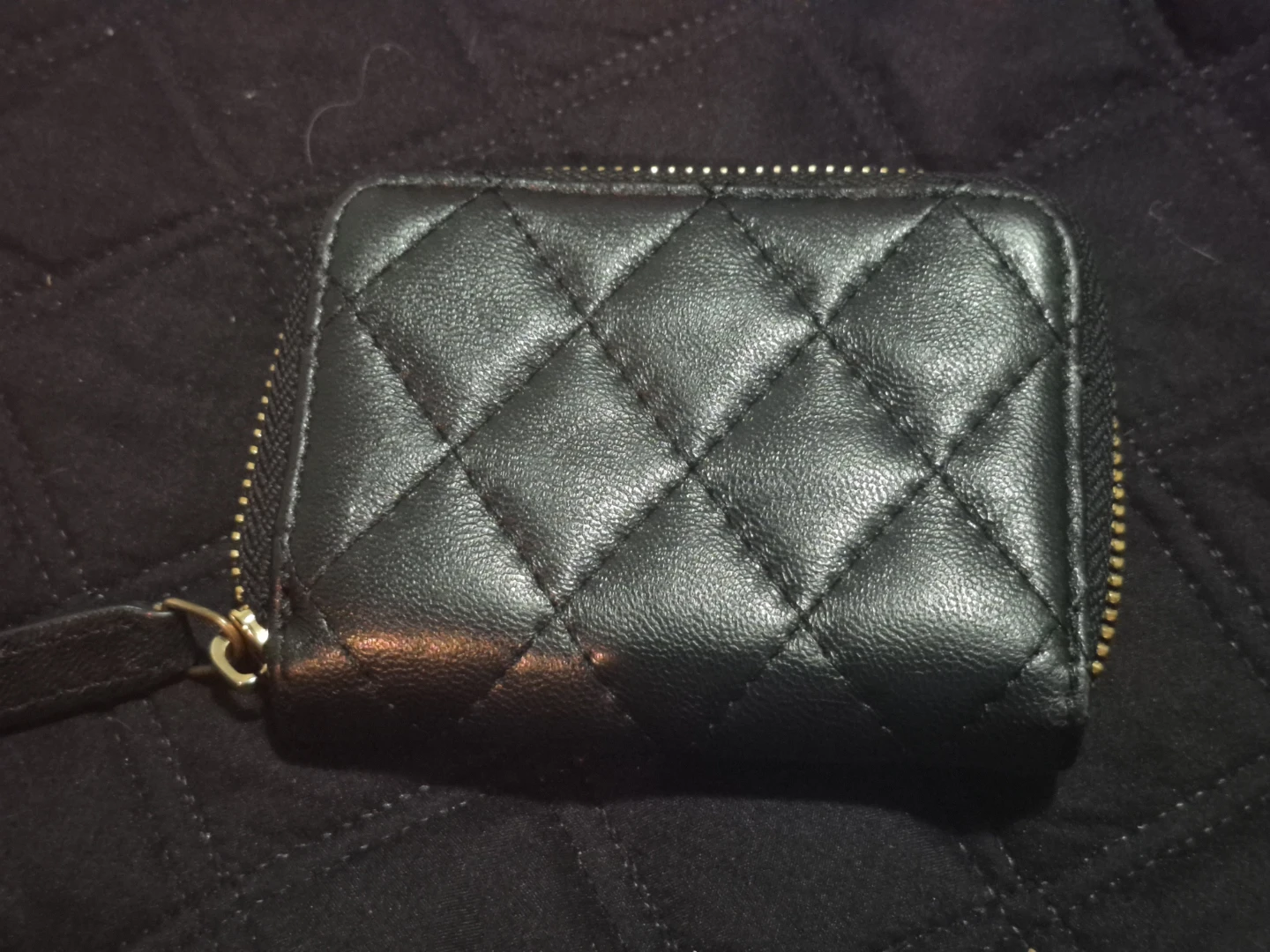 Chanel Quilted Zip Coin Purse - photo 2
