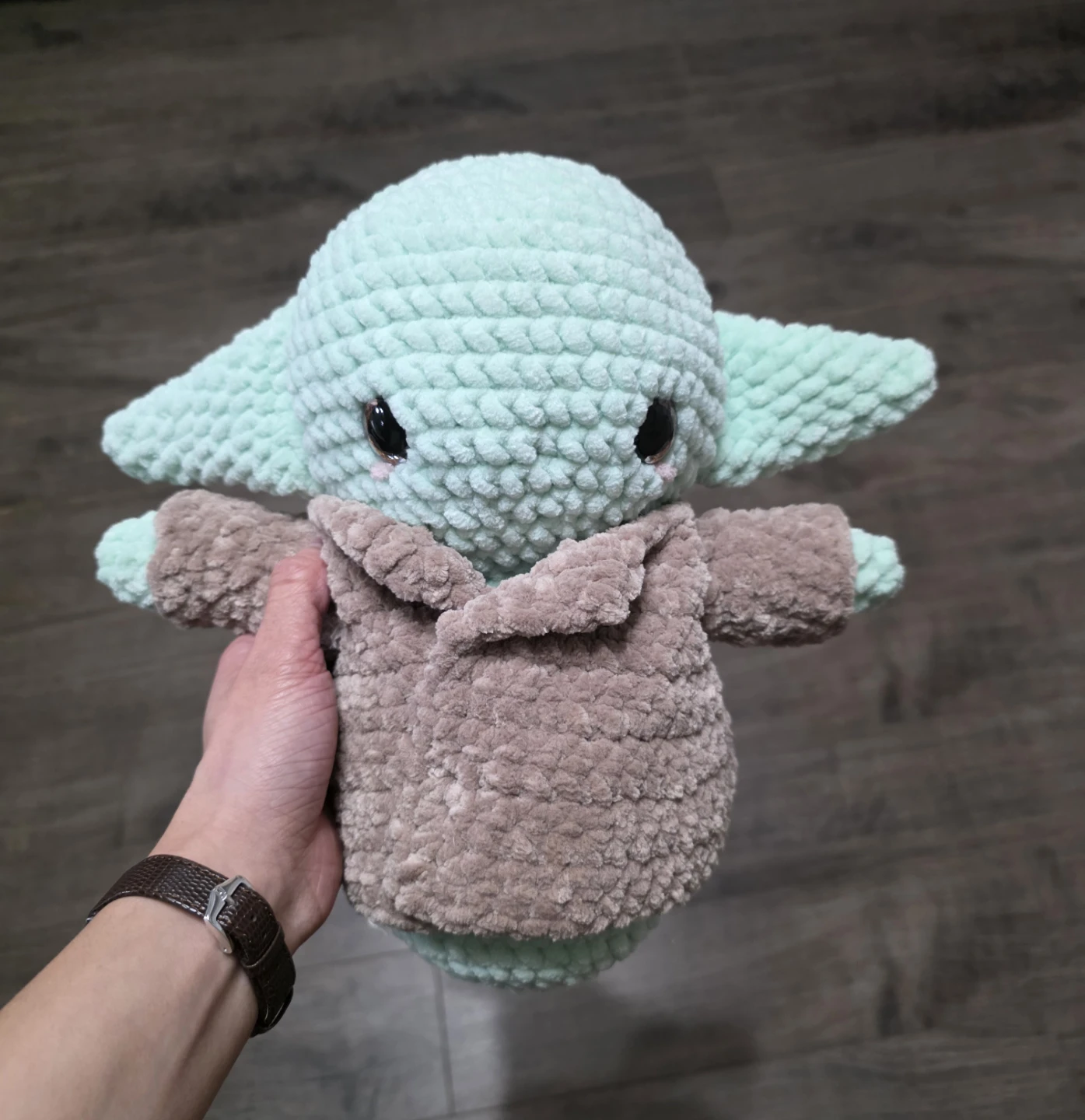 Hamdmade Crochet Amigurumi Baby Yoda Plushie