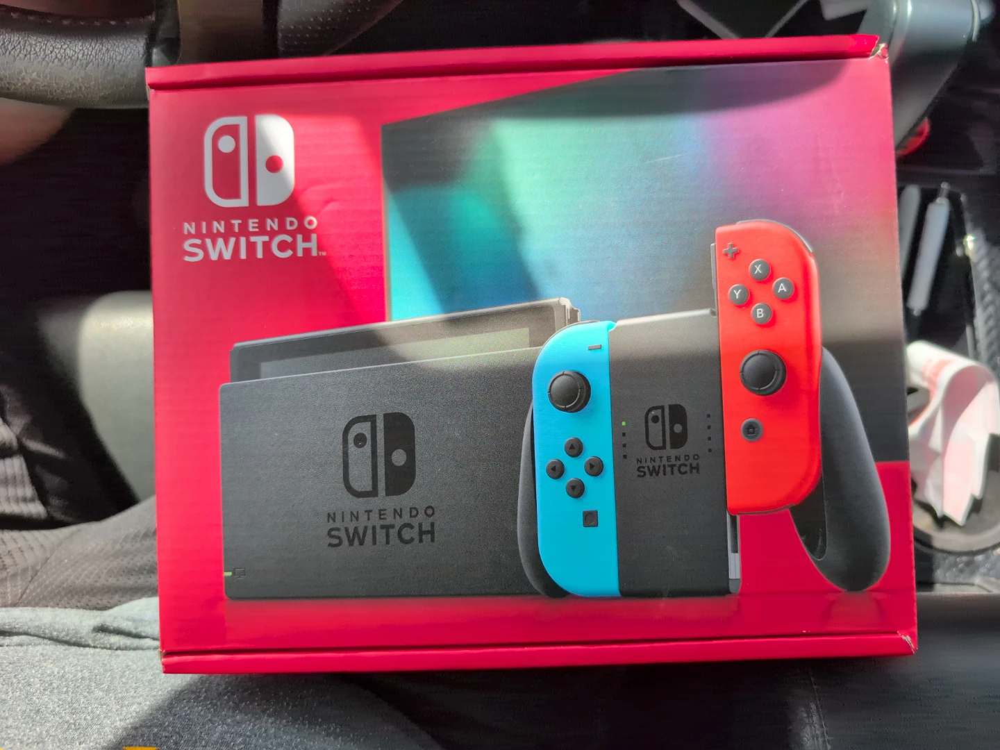 Nintendo Switch Console Neon Blue and Neon Red