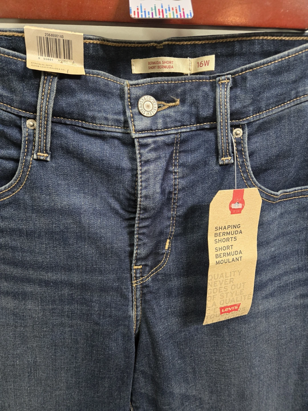 Levi's Shaping Bermuda Shorts - photo 2