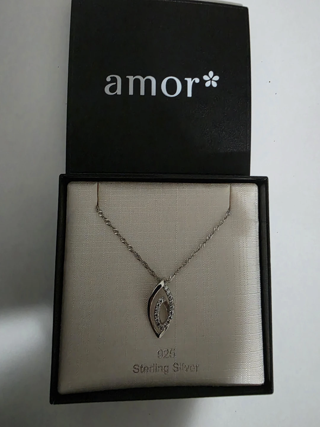 Amor Sterling Silver Pendant Necklace - photo 5