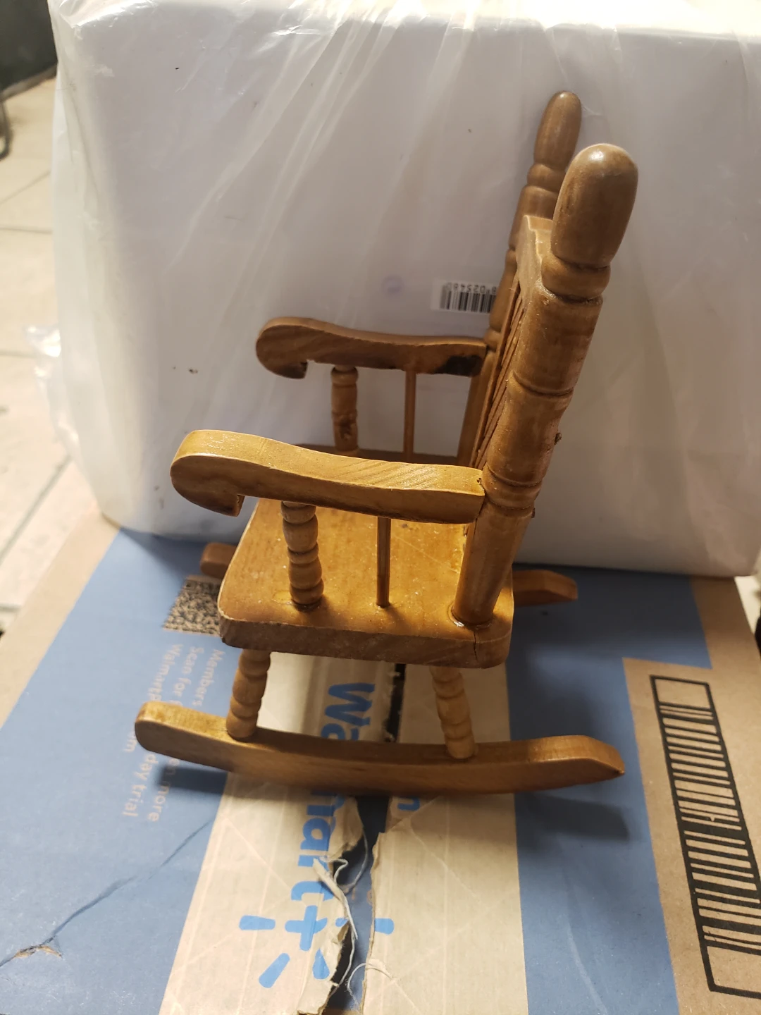Small Decorative Wooden Rocking Chair - photo 2