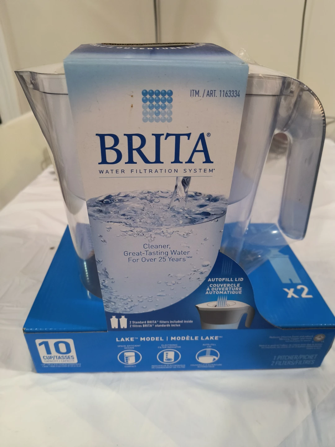 Brita Lake Water Filtration Pitcher - 10 Cup