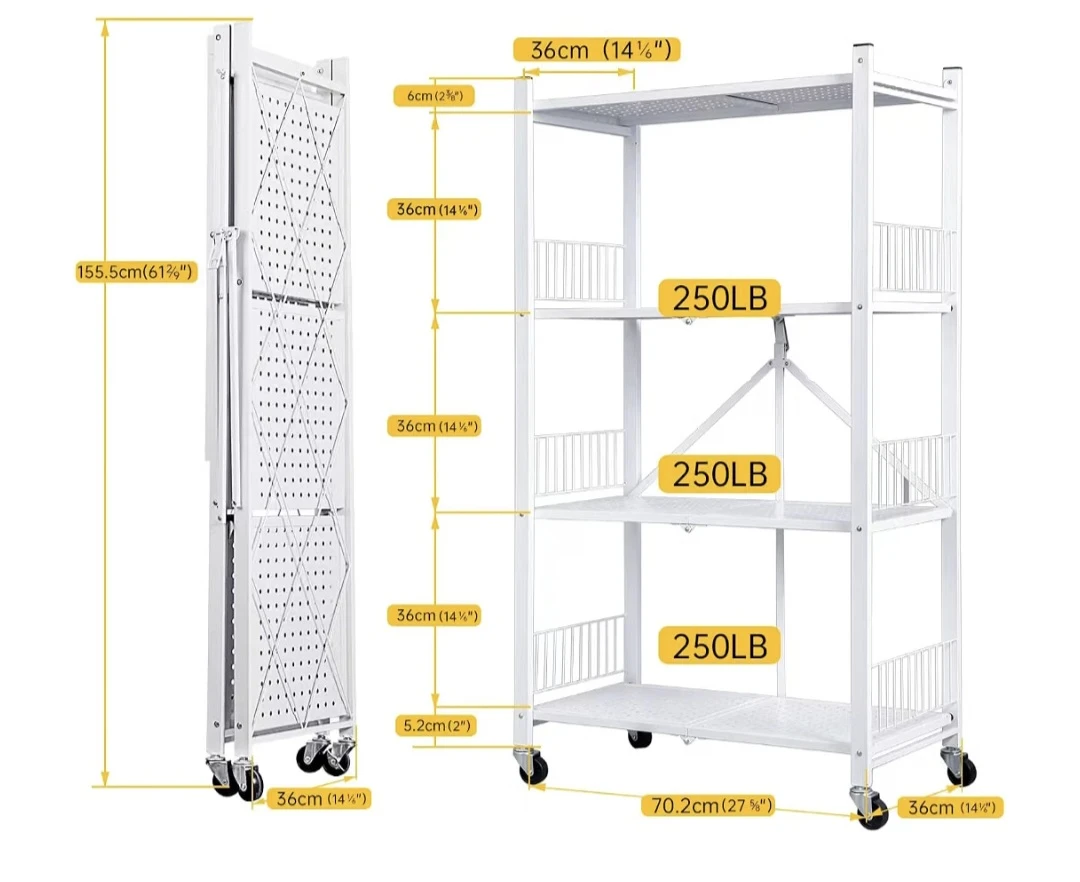 ❤️‍🔥 New FOLDABLE Storage Shelving Unit ❤️‍🔥 - photo 2