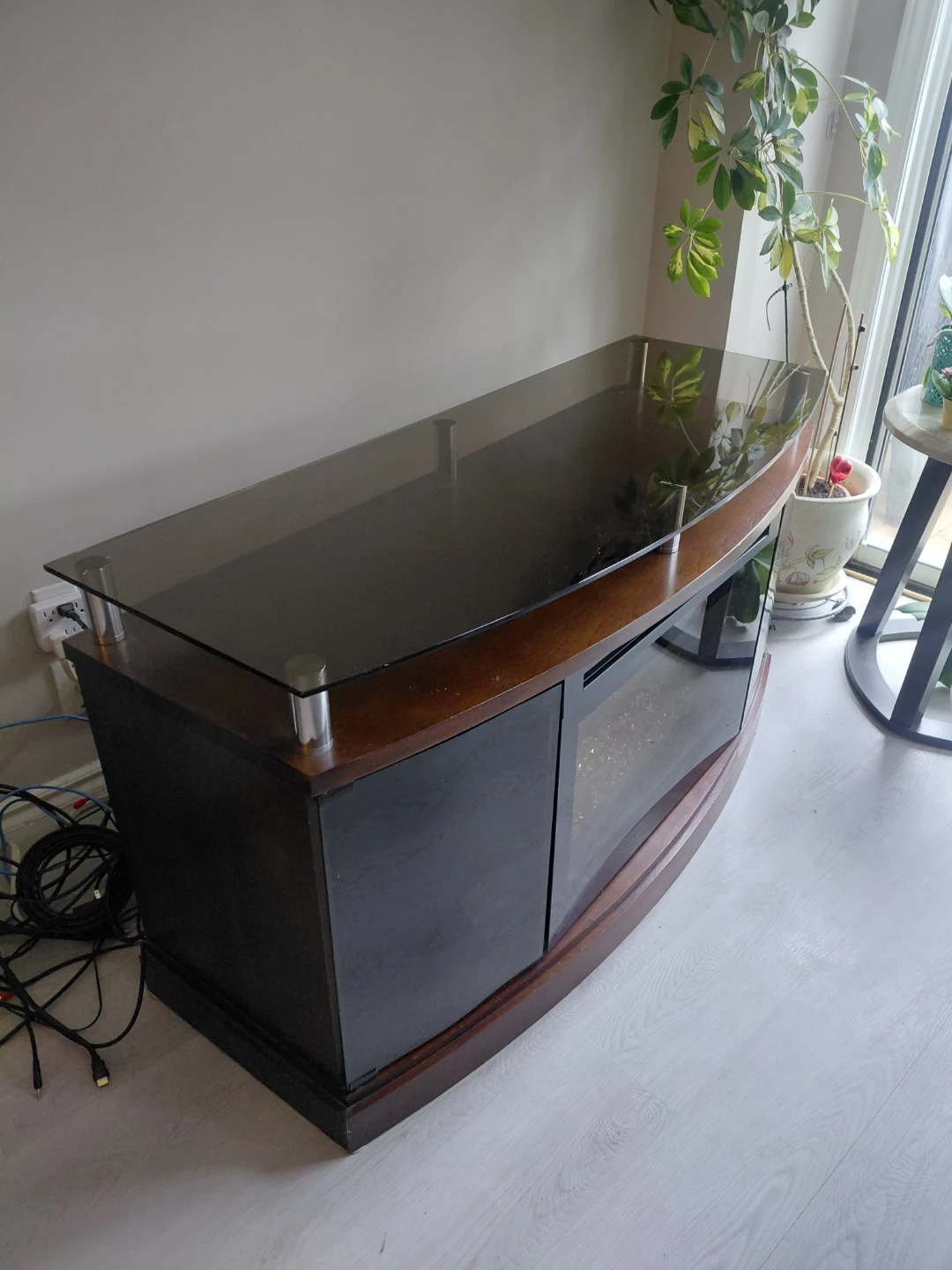 Fire place TV stand