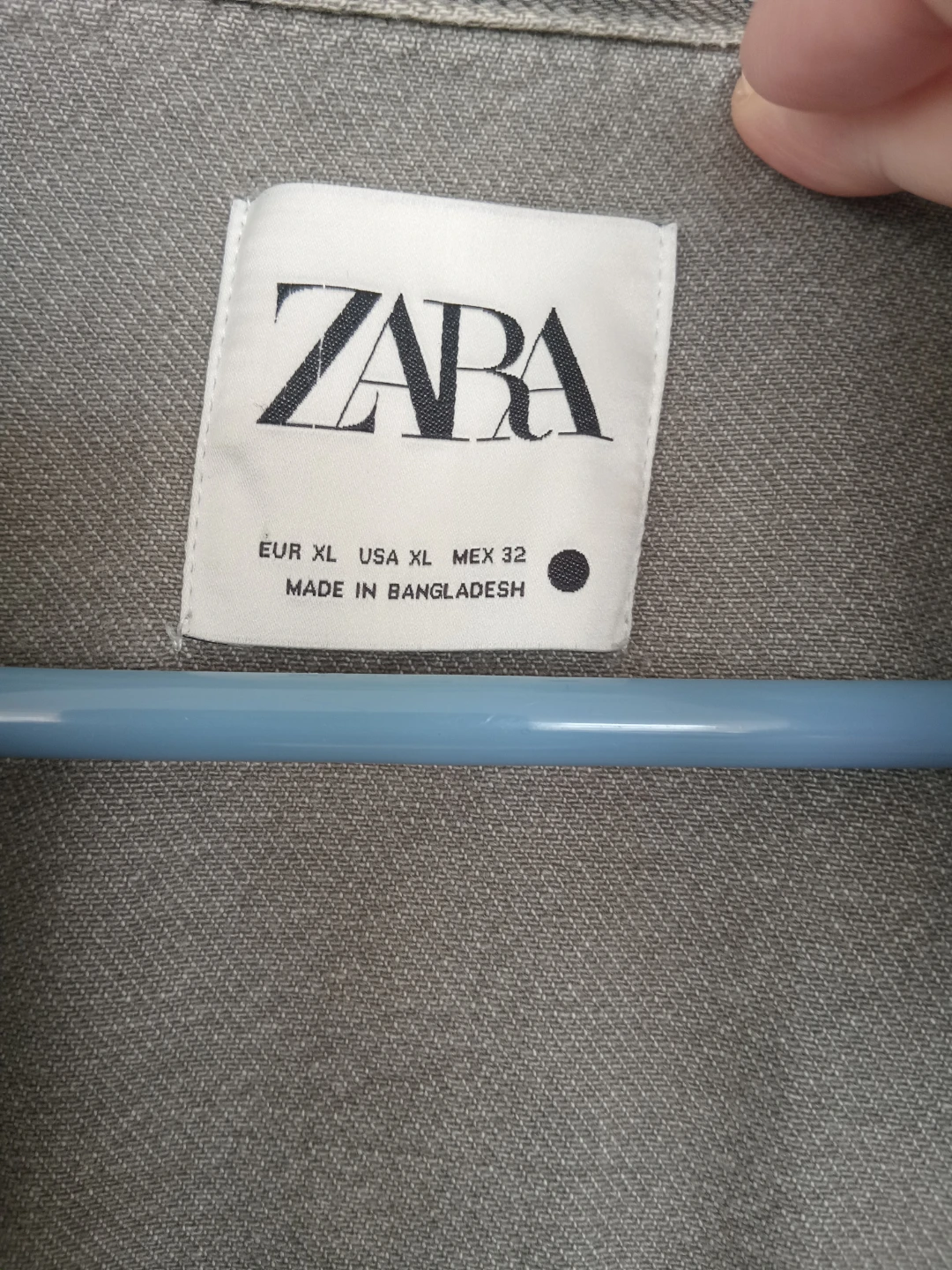 Zara Grey Denim Overshirt - photo 3