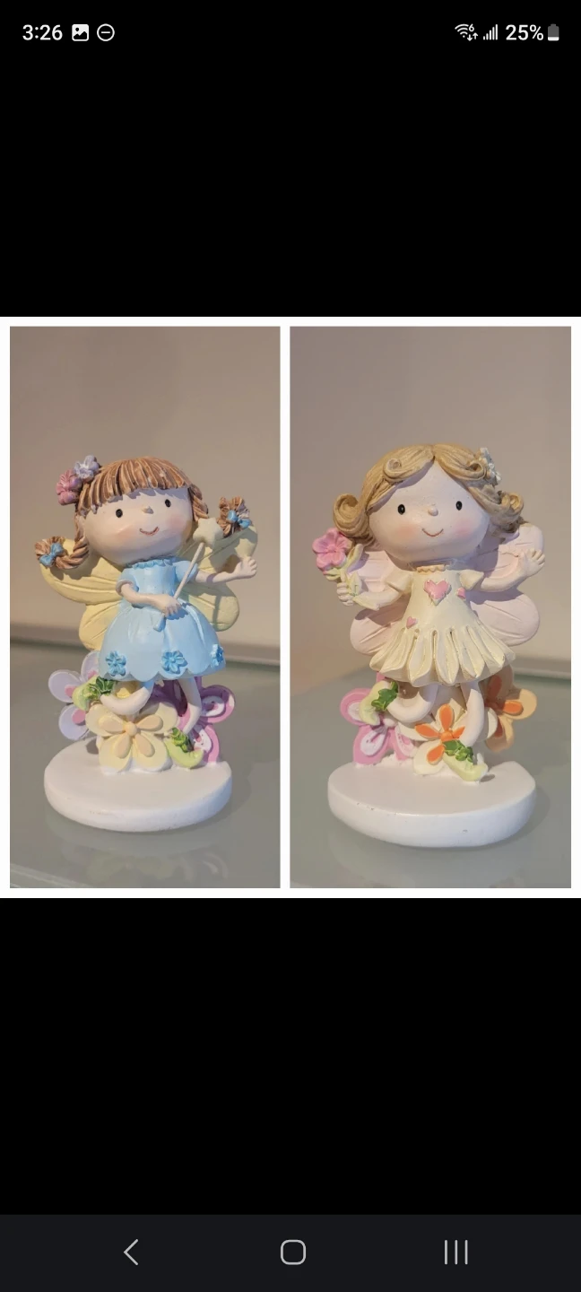 New Set of 2 Fairy Figurines