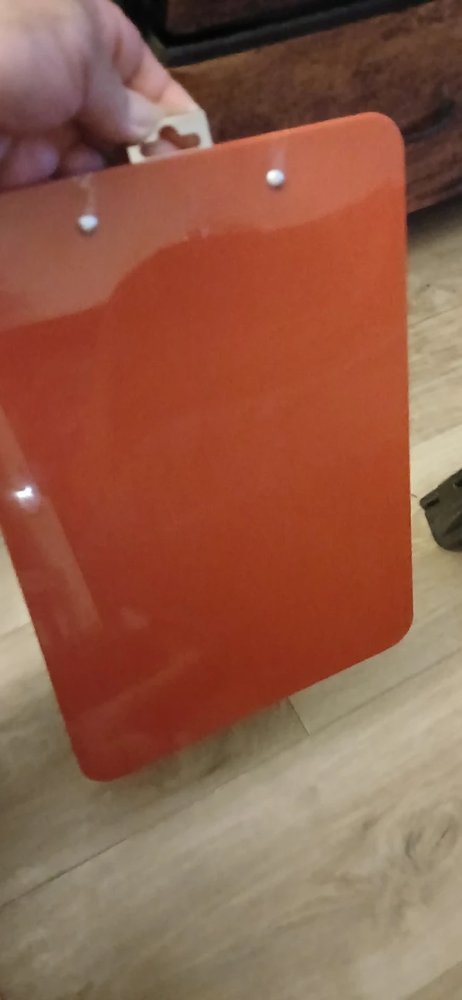 Red Plastic Clipboard - photo 3