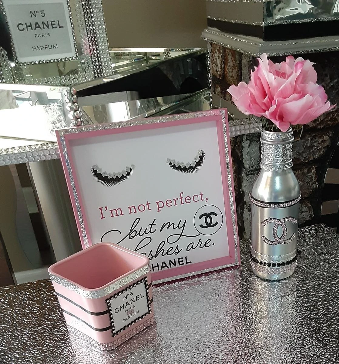 Chanel Inspired Decorative Home Decor Set
