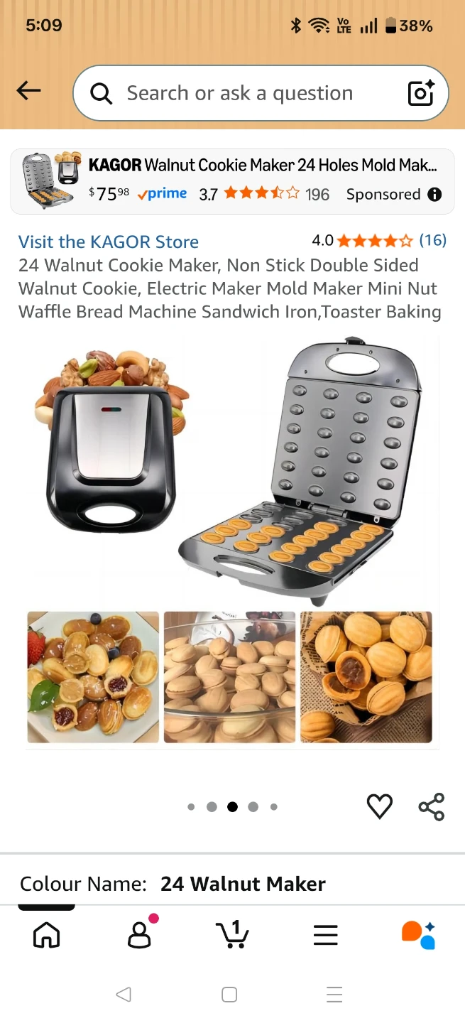 Mixdor Electric Nut Walnut Cookie Maker - photo 3