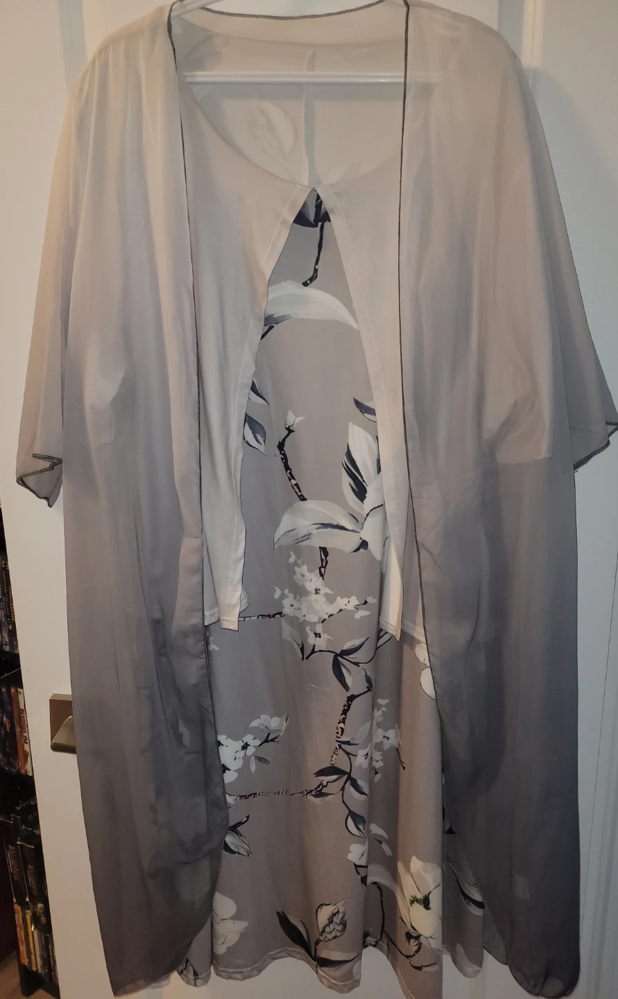 Floral Print Dress 3xl / Navy blue dress 4xl - photo 5