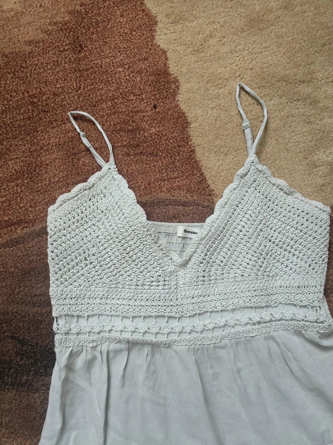 Bluenotes Crochet Top Tiered Dress - photo 2