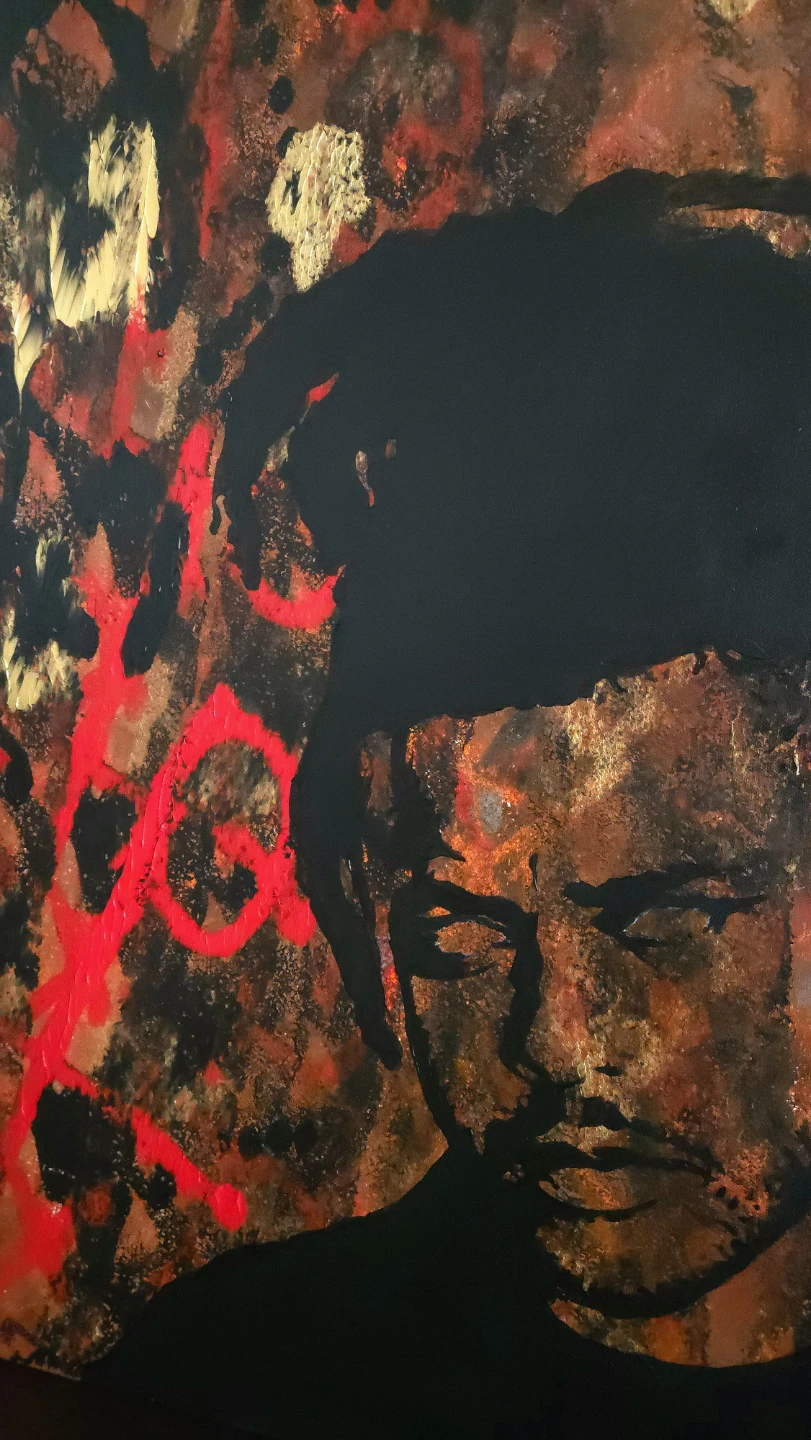 The Weeknd Abstract Canvas Art - photo 3