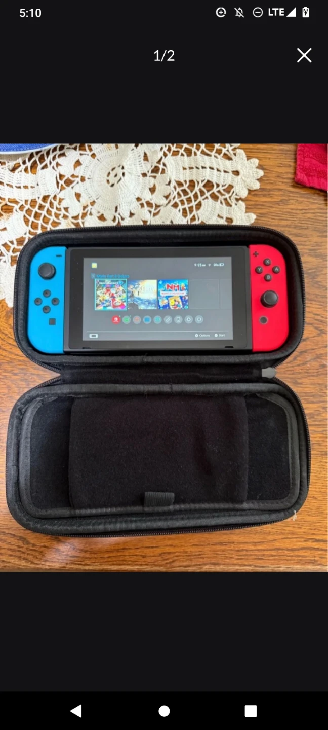 Nintendo Switch Console with Carrying Case
