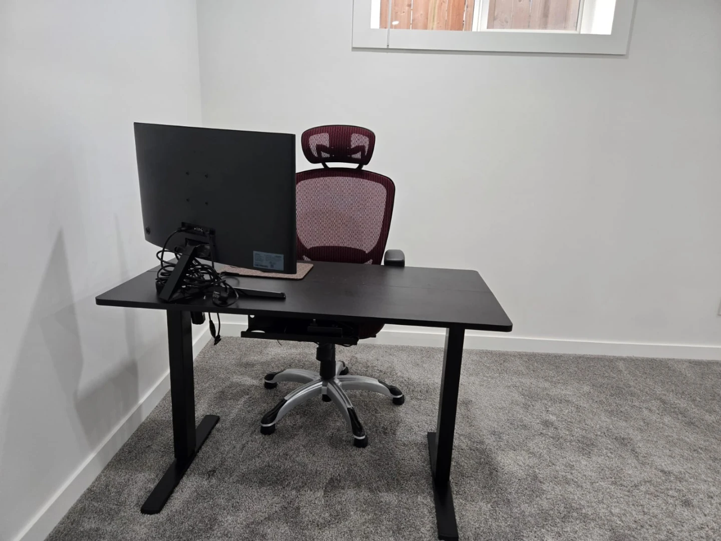 Sit Stand Adjustable Desk