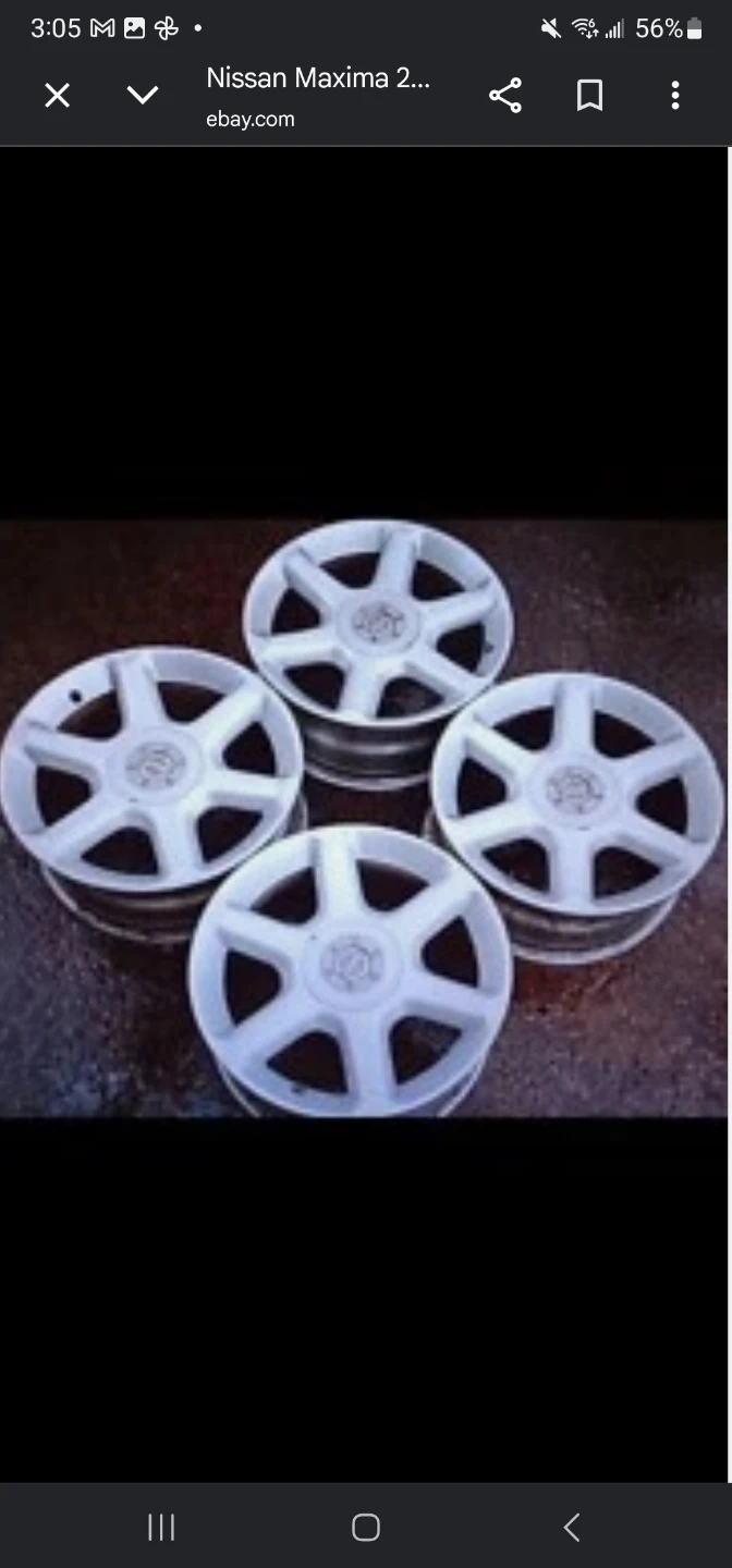 Nissan Maxima 2000-2001 17-inch Alloy Wheels