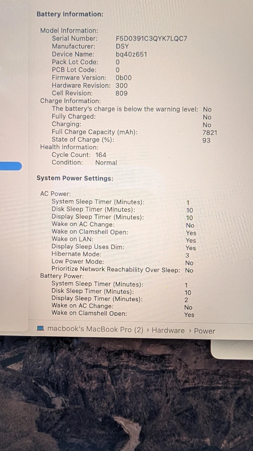 MacBook pro 16 inch - 2019 core i9 - 16gb ram - 1TB - No charger - photo 2