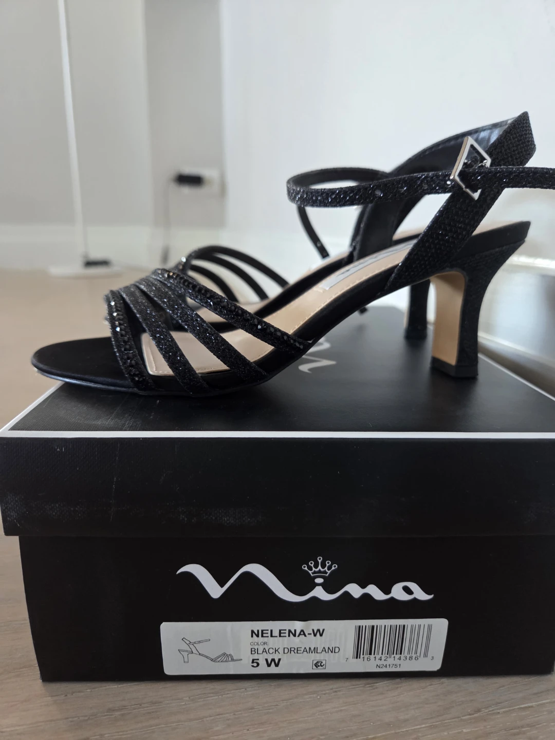 Nina Nelena-W Black Glitter Heels - photo 3