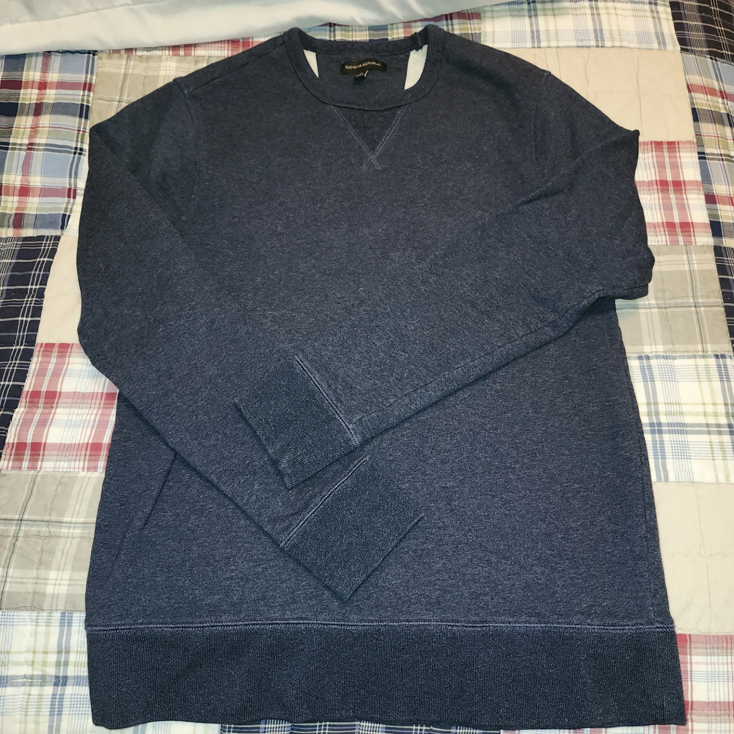 Banana Republic navy crew neck sweater - photo 5