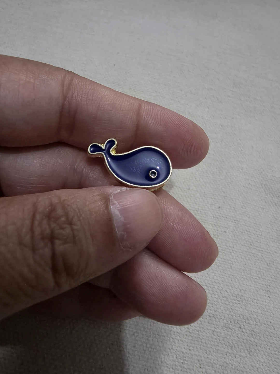 Blue Whale Enamel Pin 🏈