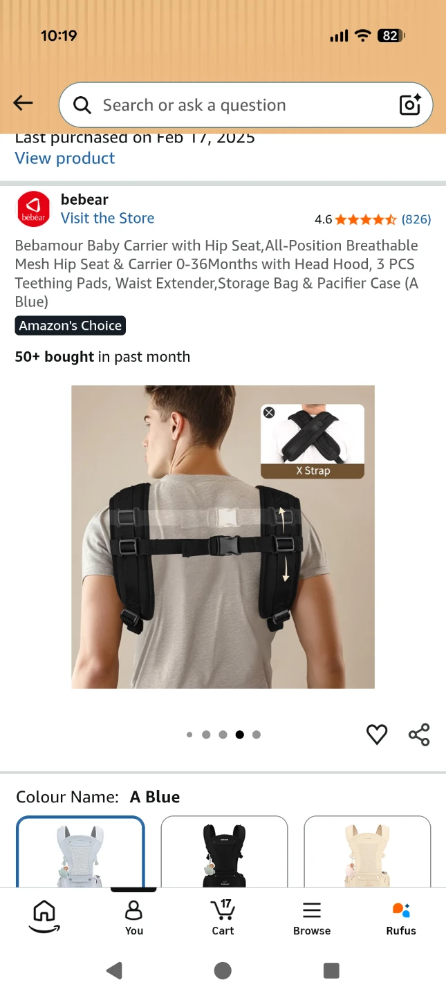 Bebamour Baby Carrier with Hip Seat - photo 2