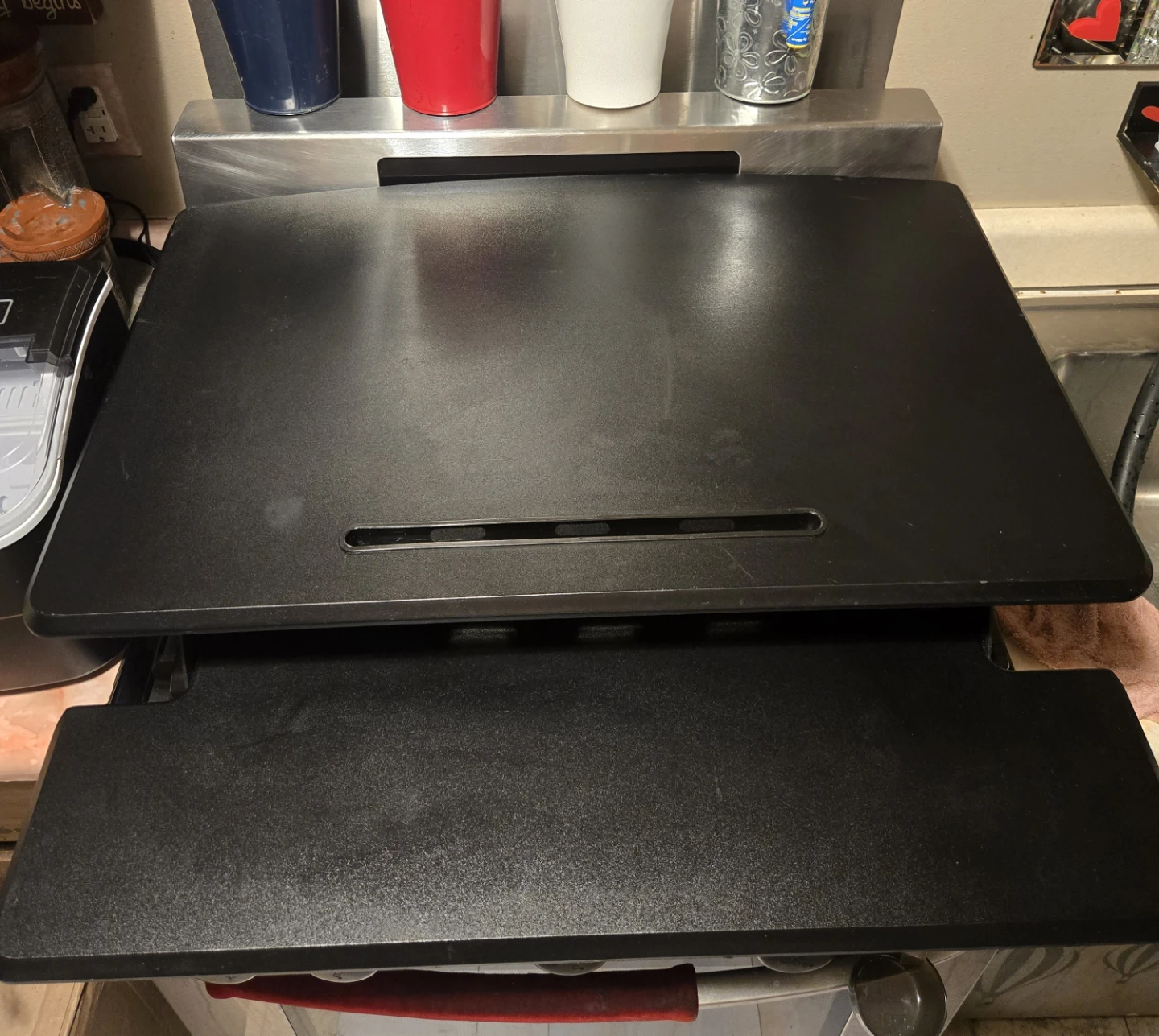 Seville Classics airLIFT PRO Sit-Stand Ergonomic Desk Converter