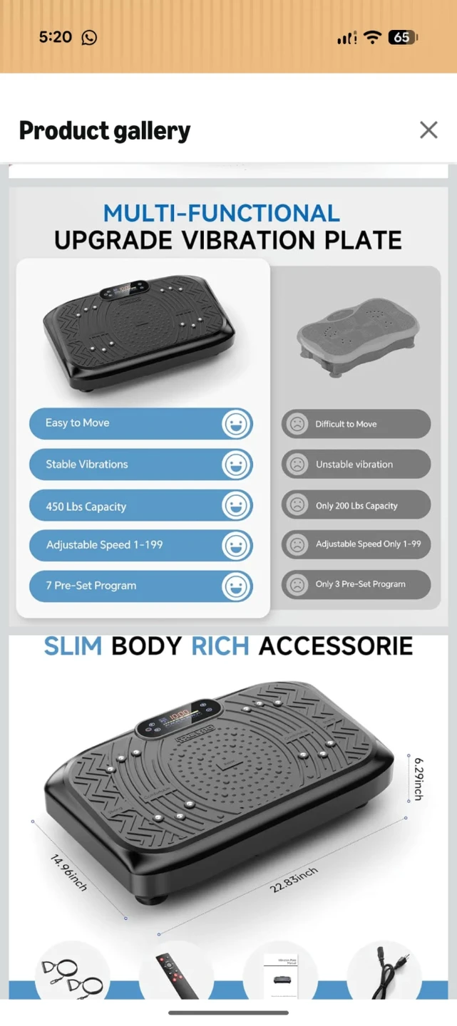 Multi-Functional Upgrade Vibration Plate - photo 2