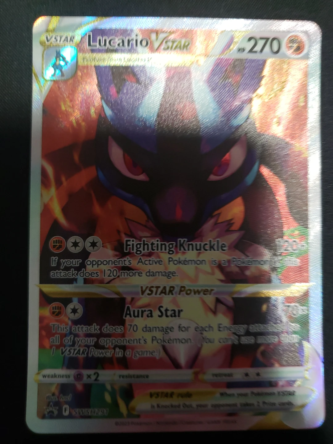Set of 6 Pokémon V and VSTAR trading cards - photo 2
