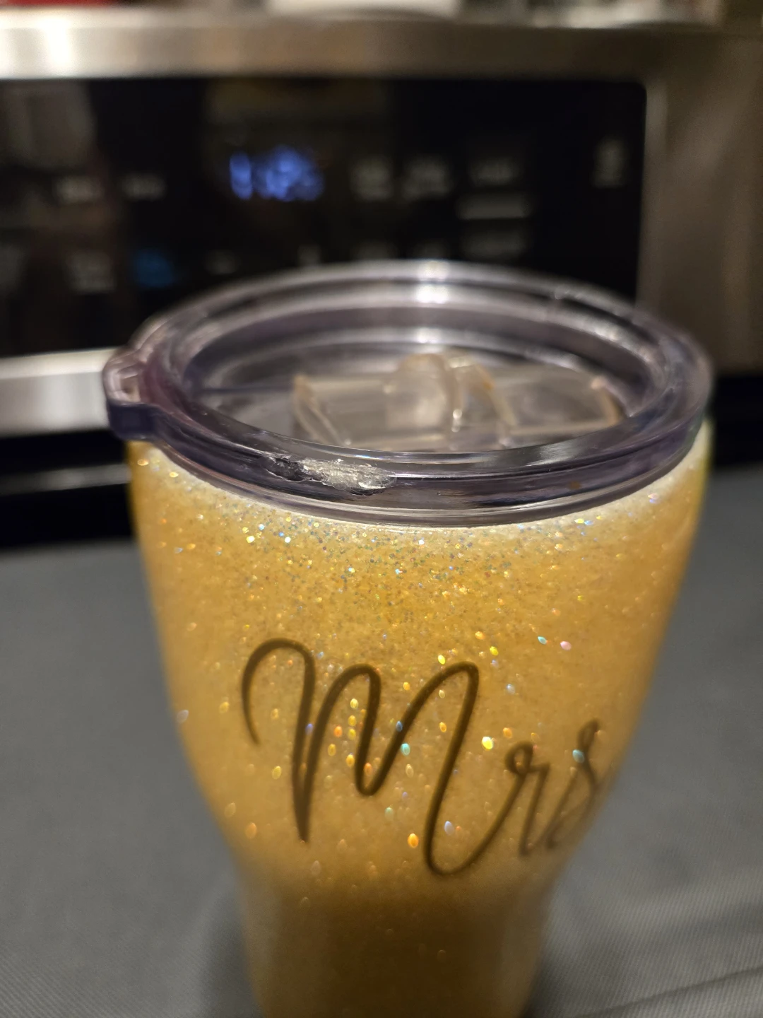 Glittered Mrs. Tumbler - photo 2