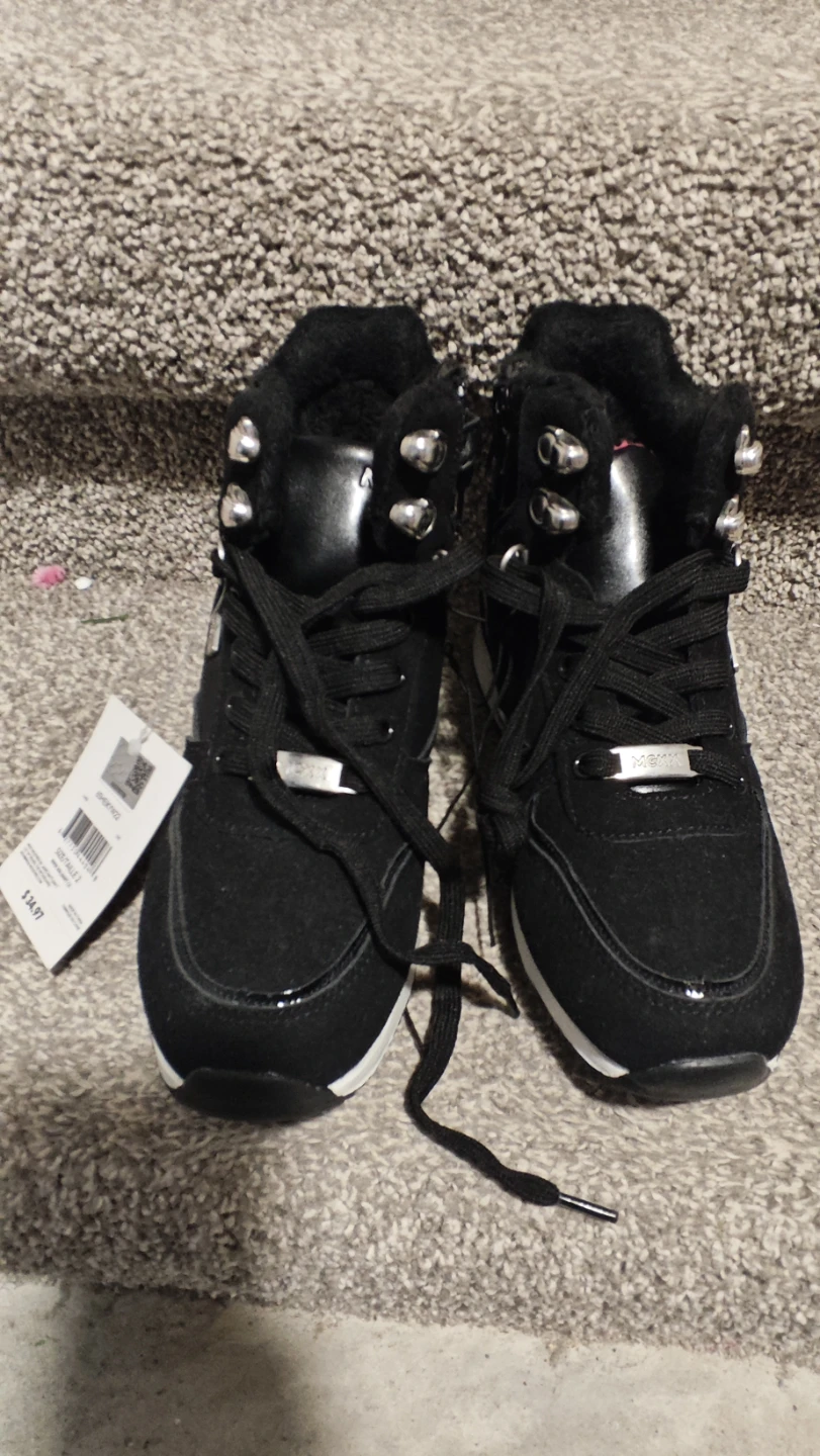 Mexx Black High-Top Boots Size 2