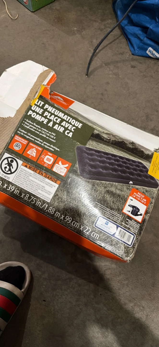Ozark Trail Twin Air Mattress with Built-in Pump