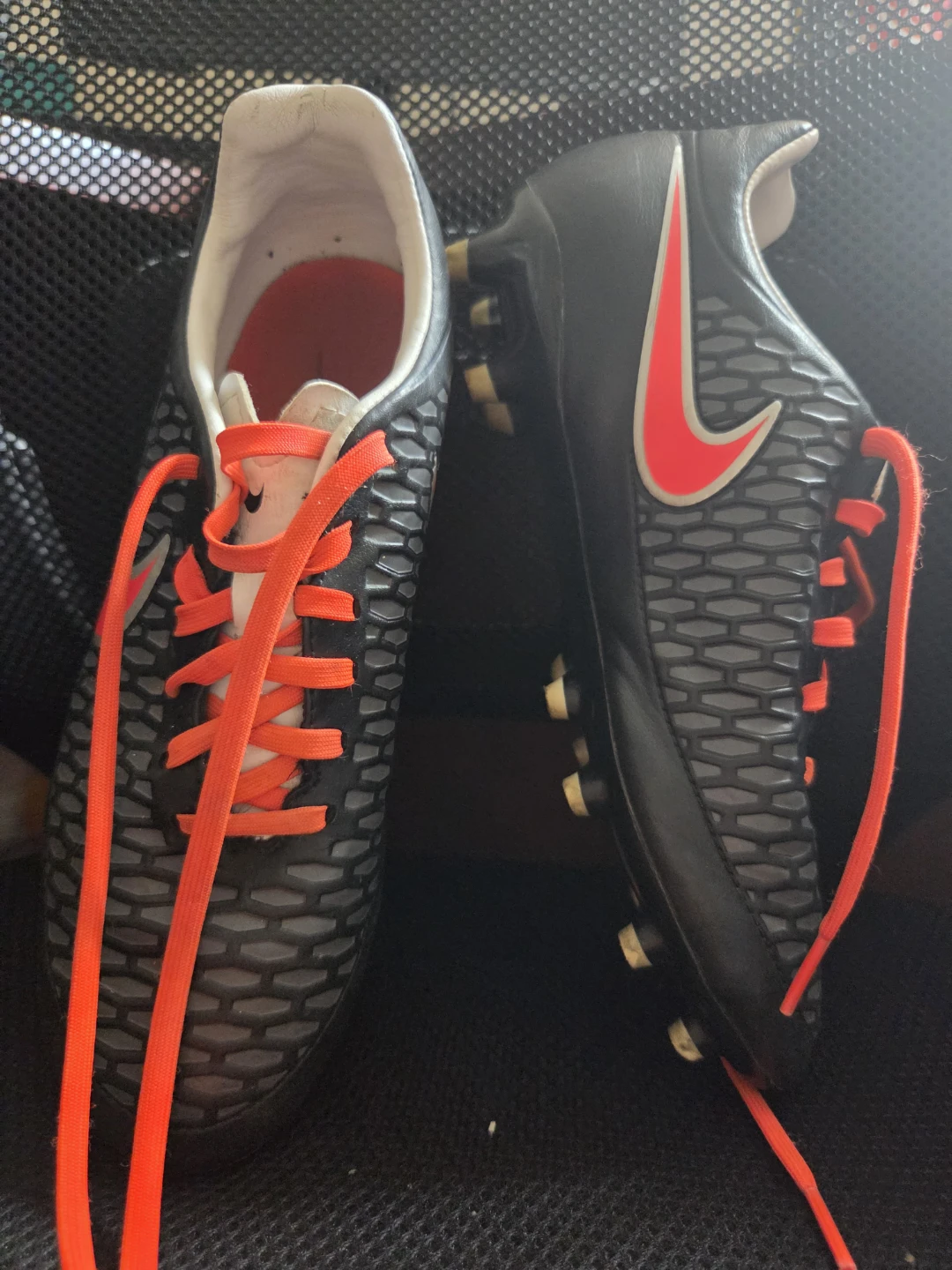 Nike Soccer Cleats - Black/Coral